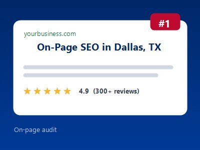 On-page audit