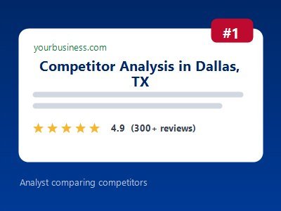 Analyst comparing competitors