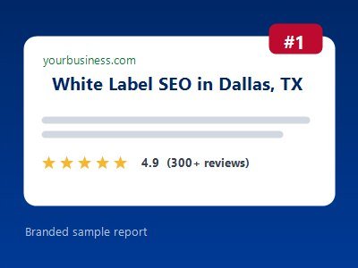 Branded sample report